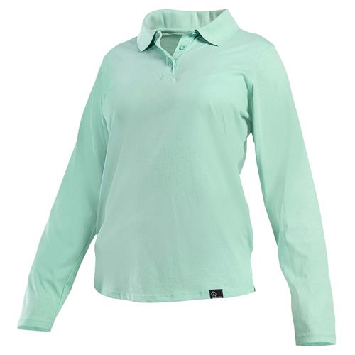 Polera Polo Dryfresh Smooth Manga Larga Mujer