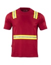 Polera Hibrida Dual Alta Visibilidad Hombre Manga Corta