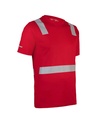 Polera Hibrida Reflectiva Manga Corta