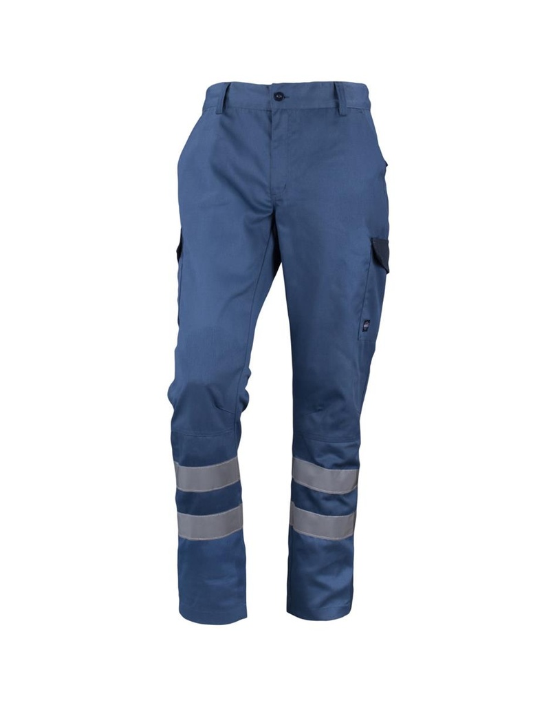 Pantalón Cargo Gabardina Hombre Bicolor Con Cinta Practical Line