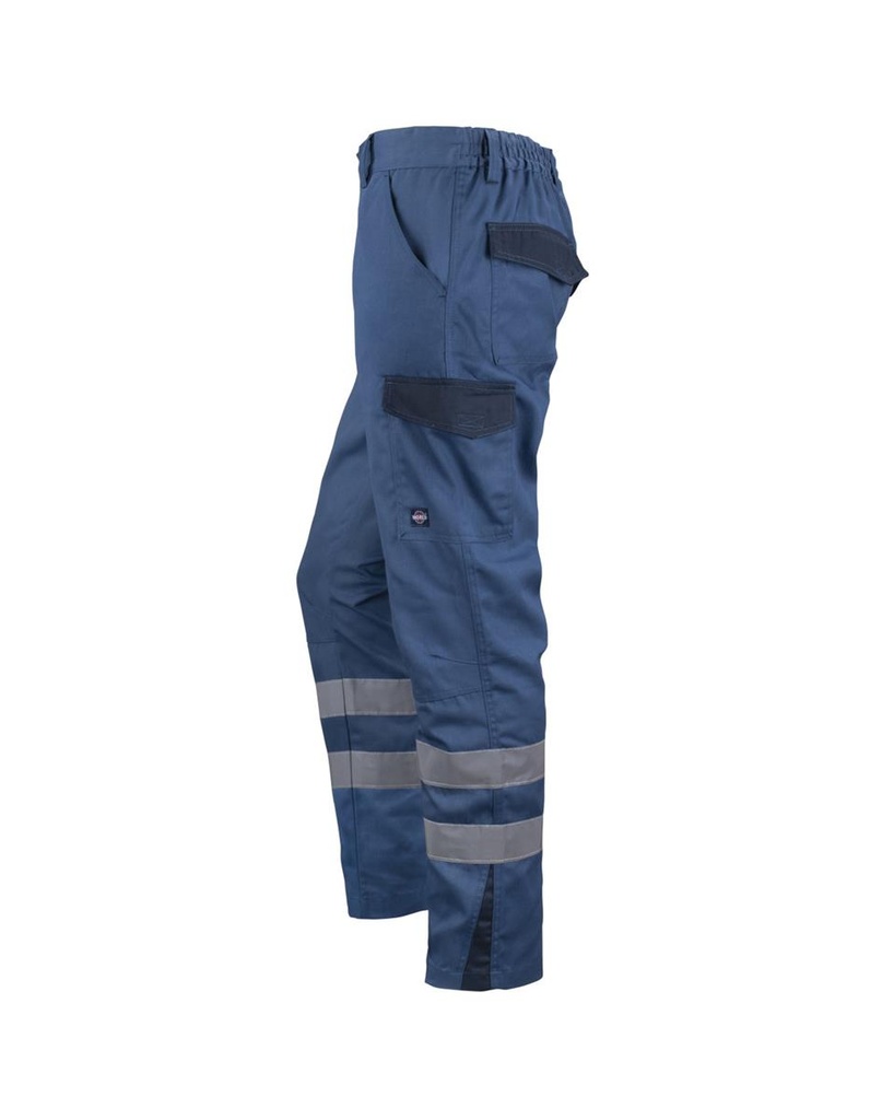 Pantalón Cargo Gabardina Hombre Bicolor Con Cinta Practical Line