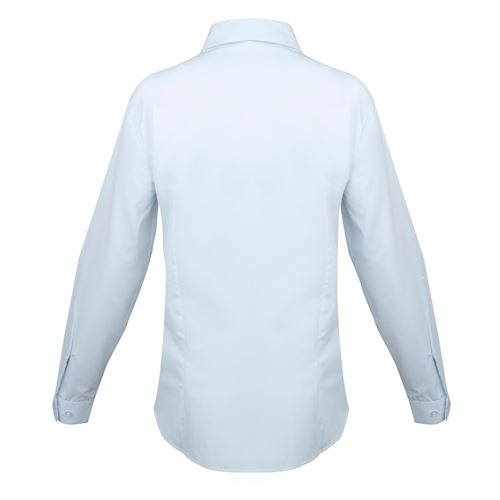 Blusa Oxford Light Manga Larga Mujer