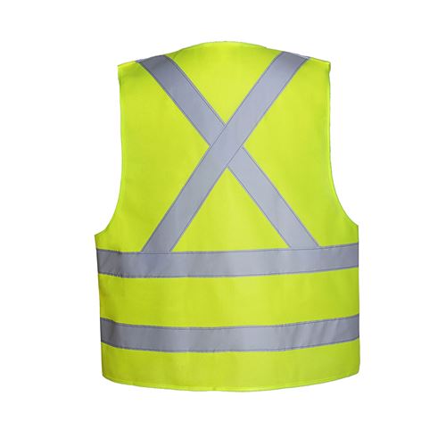 Chaleco Vial Flúor con Cinta Reflectante Tricot