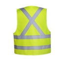 Chaleco Vial Flúor con Cinta Reflectante Tricot