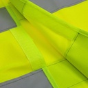 Chaleco Vial Flúor con Cinta Reflectante Tricot