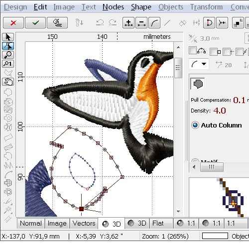 Matriz Digital y muestra bordado (Mínimo Taller 1ra vez)