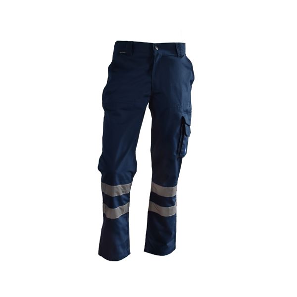 Pantalón Cargo Alerce con Cintas Reflectantes Hombre 80poly/20alg