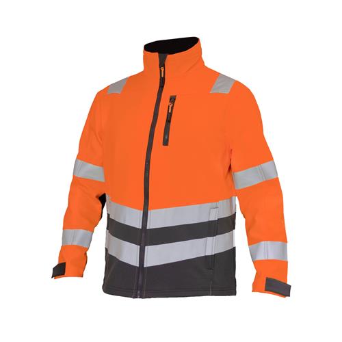 Chaqueta Softshell de Alta Visibilidad Hombre Clase 2
