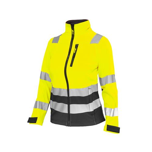 Chaqueta Softshell de Alta Visibilidad Mujer Clase 2
