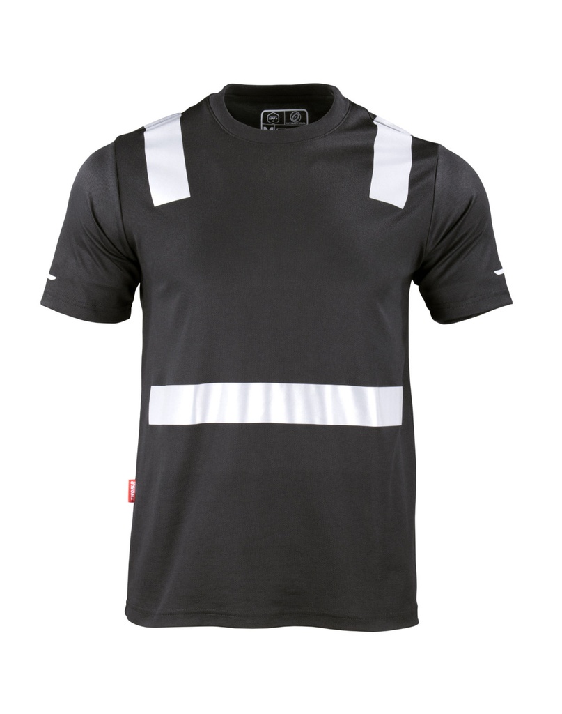 Polera Hibrida Reflectiva Manga Corta