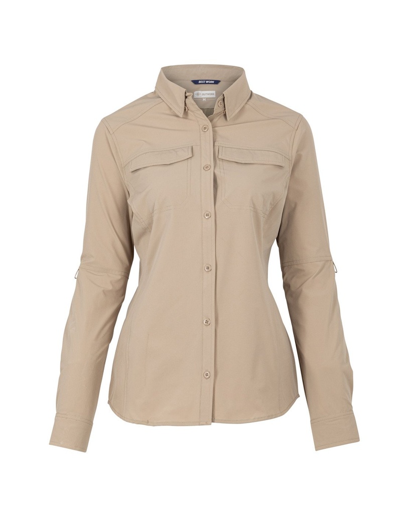 Blusa Outwork Abelia Mujer Manga Larga