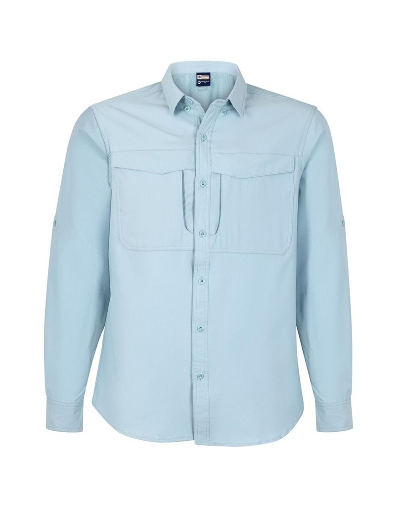 Camisa Outwork Salvia Hombre Manga Larga