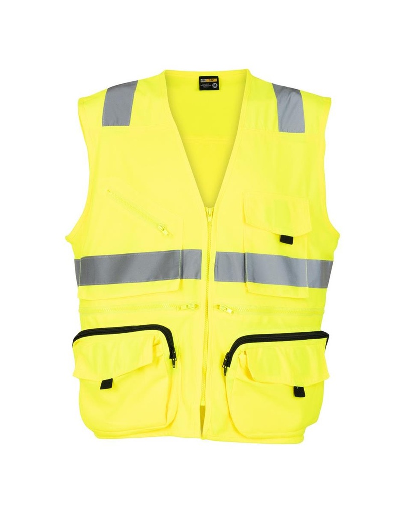 Chaleco Geologo Vial Tricot 100% Poly