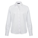 Blusa Oxford Clásica Manga Larga Mujer