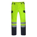 [50003] Pantalón Vial Bicolor con Cintas Reflectantes Gabardina
