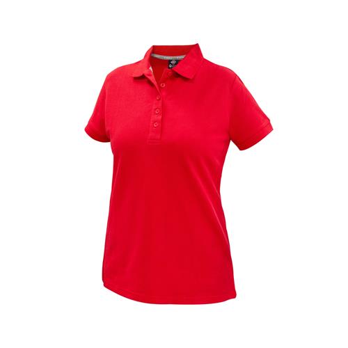 [02336] Polera Polo Comfort Spandex Manga Corta Mujer