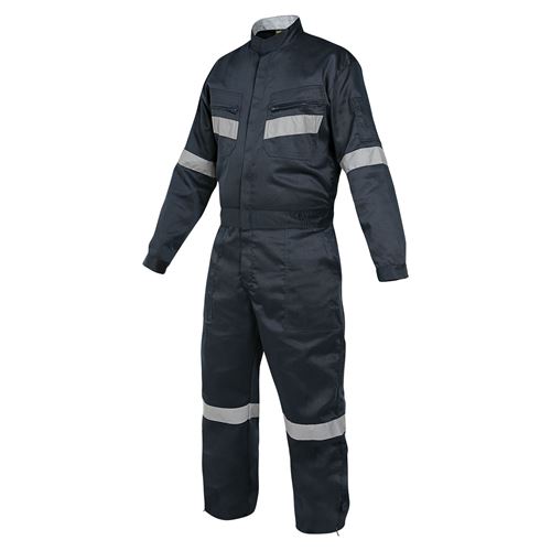 [11024] Overol Ironsafe Gabardina con Cinta Reflectante Hombre