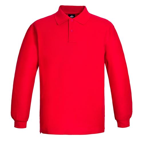 [02026] Polera Polo Manga Larga Hombre Super Premium
