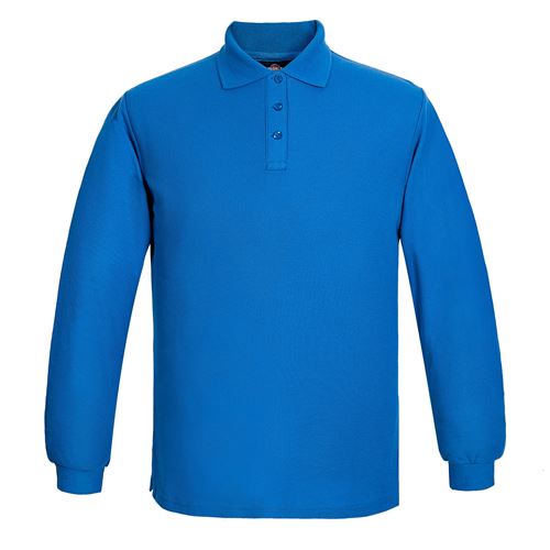 [02086] Polera Polo Manga Larga Mujer Super Premium