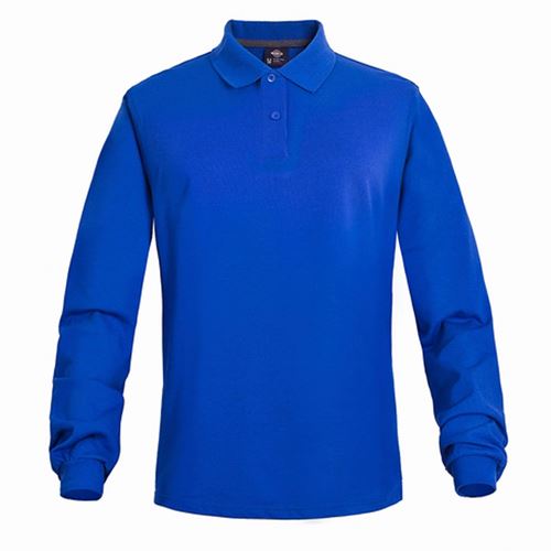 [02276] Polera Polo Dryfresh Manga Larga Mujer