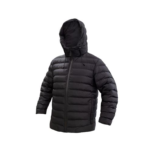 [08460] Parka Pukem Tipo Pluma con Gorro Hombre