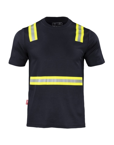 [01321] Polera Hibrida Dual Alta Visibilidad Hombre Manga Corta