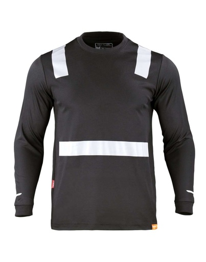 [01281] Polera Hibrida Reflectiva Manga Larga