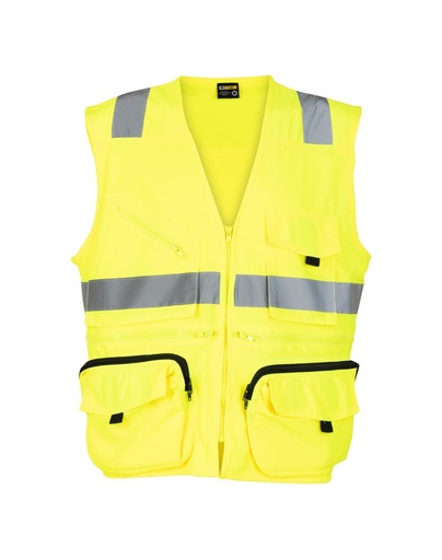 [12451] Chaleco Geologo Vial Tricot 100% Poly